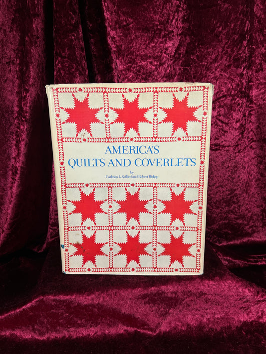 Vintage Hardcover Textile Art Book – America's Quilts and Coverlets Safford & Bishop 1974