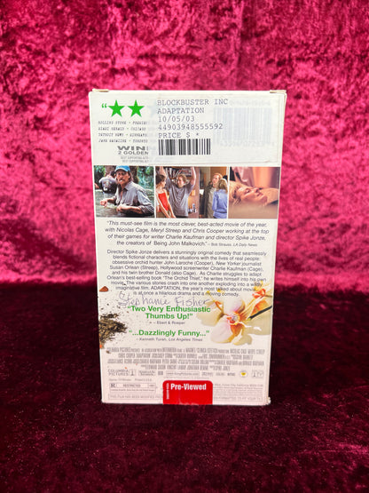 VHS - Adaptation - 2002