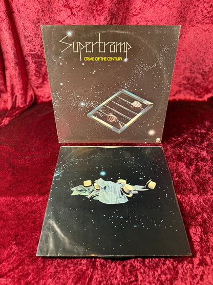 Vintage 12" Vinyl Record - Supertramp - Crime of the Century - A&M Records - 1974