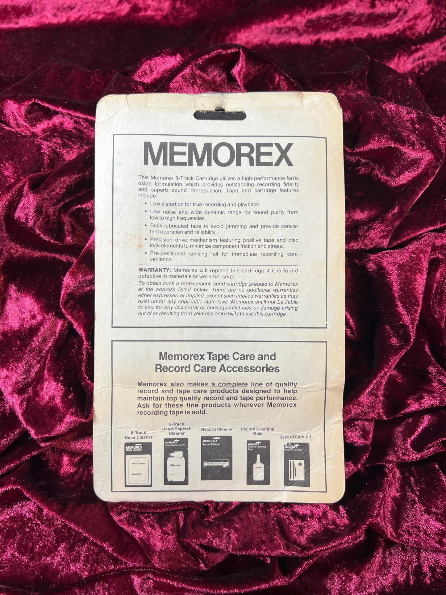 8-Track Tape - Blank - Memorex 60 - New Old Stock