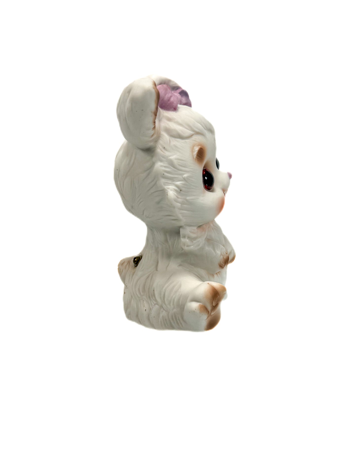 Vintage Lamp - Anthropomorphic Bunny Ceramic Table Lamp - Made in Japan