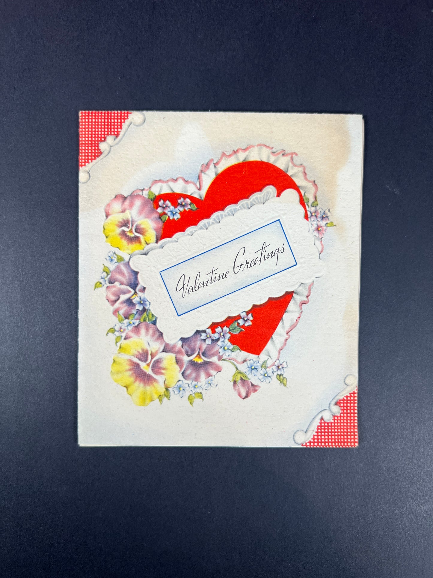Vintage Ephemera - Valentine’s Day Card - Valentine Greetings - F & Co - USA