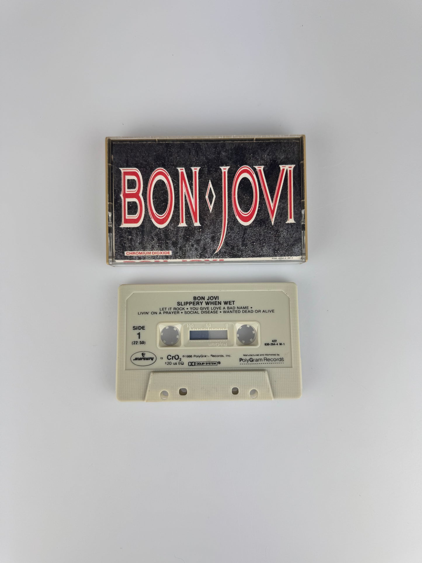 Cassette Tape - Bon Jovi - Slippery When Wet - 1986 – The Cat Vintage