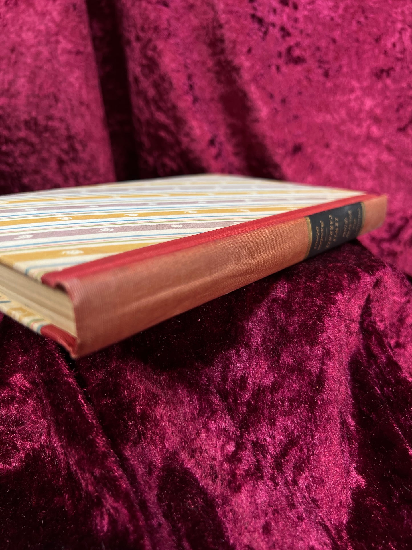 Vintage Hardcover Book Set - Alice in Wonderland Illustrated 1946 Random House Edition