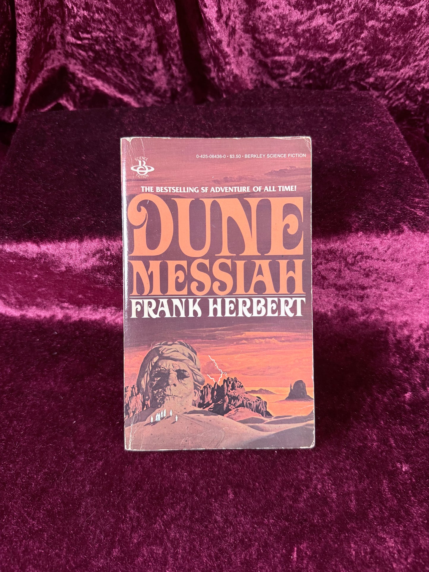Vintage Dune Messiah by Frank Herbert Berkley Science Fiction Paperback Novel