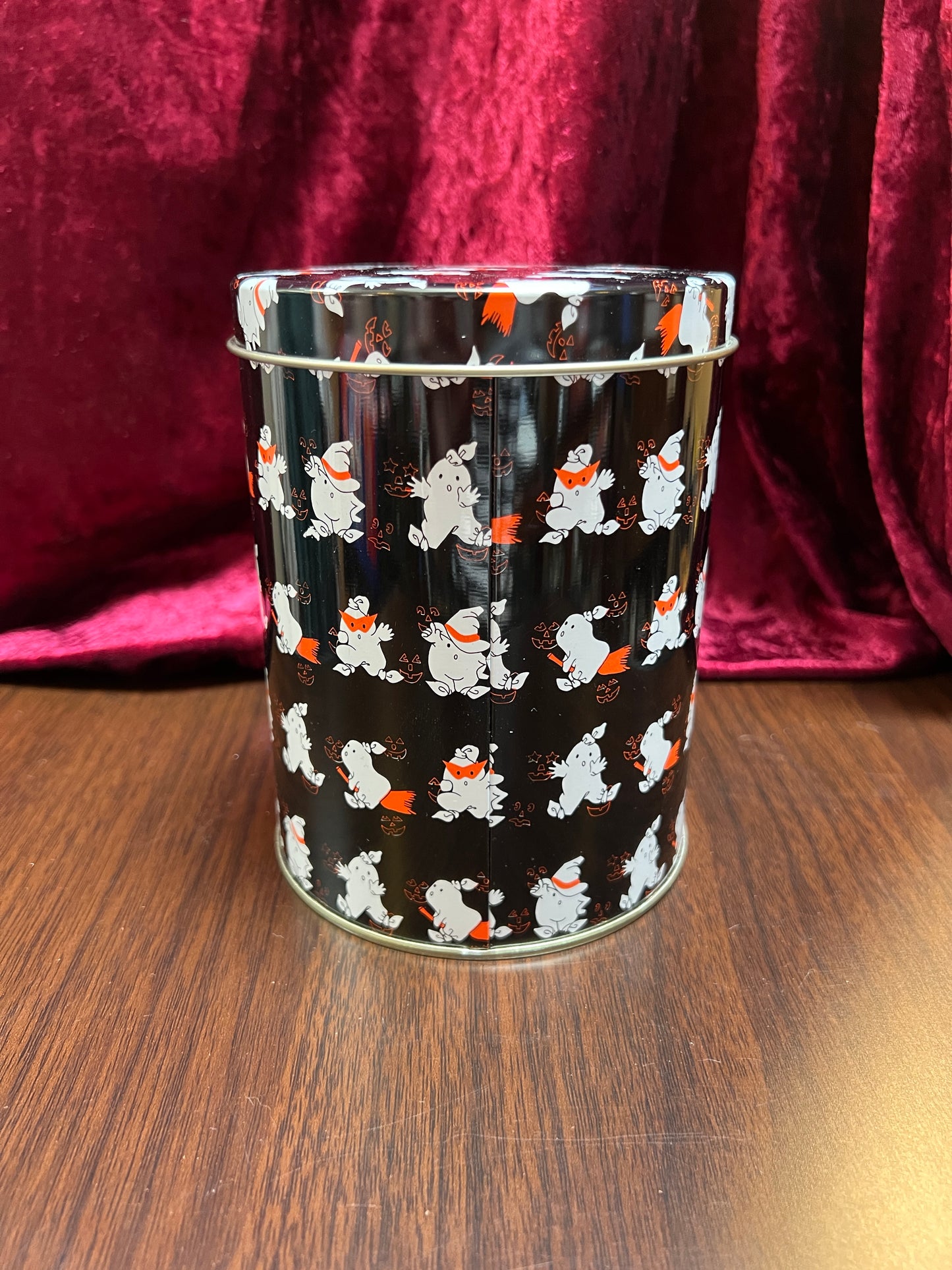 Vintage Halloween - Metal Tin - Spooky Ghosts and JOL Faces - Michael’s