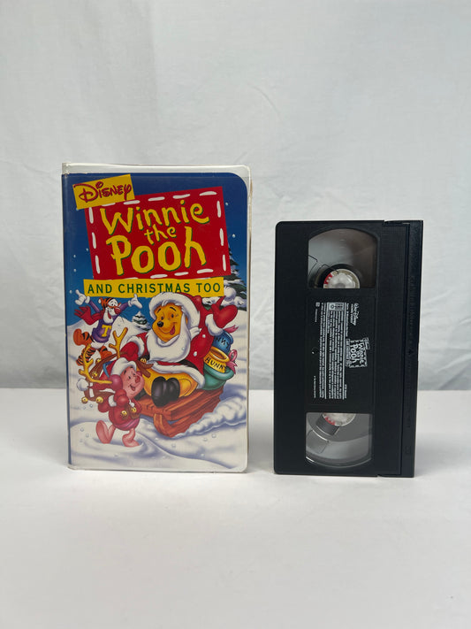 VHS - Winnie the Pooh and Christmas Too - 1991