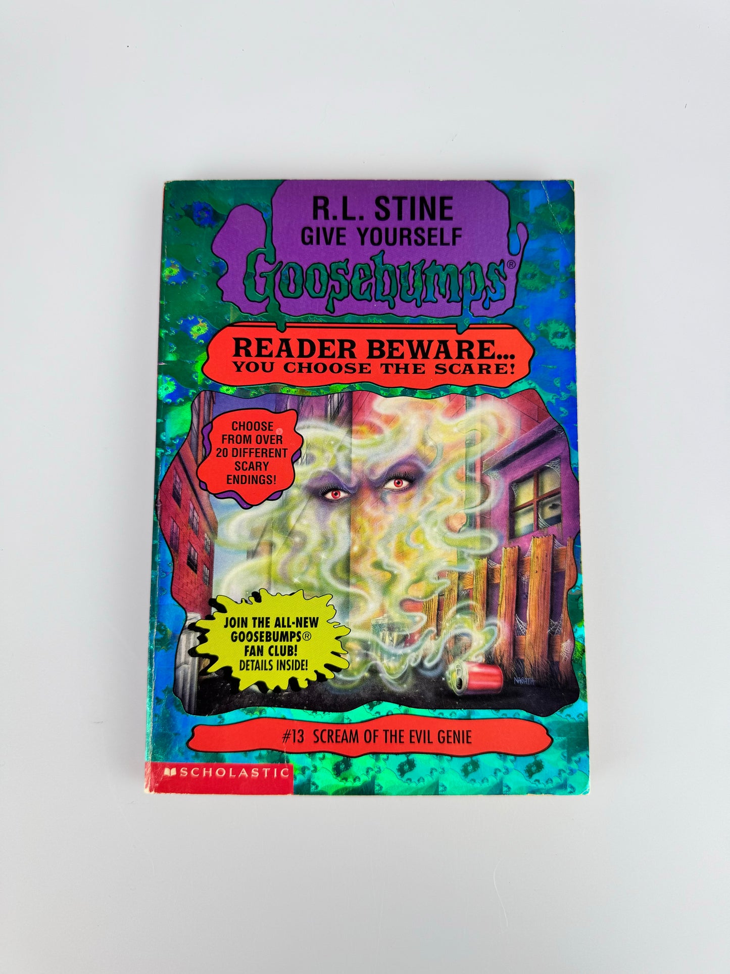 R.L. Stine Give Yourself Goosebumps Book | Reader Beware...You Choose The Scare!