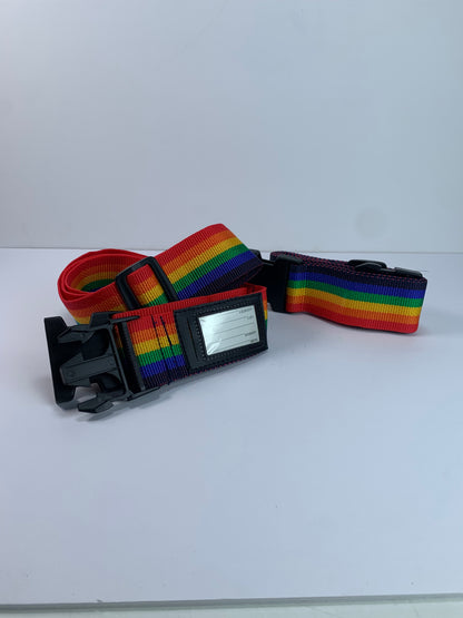 Vintage Accessories - Rainbow Luggage Straps - Set of 2