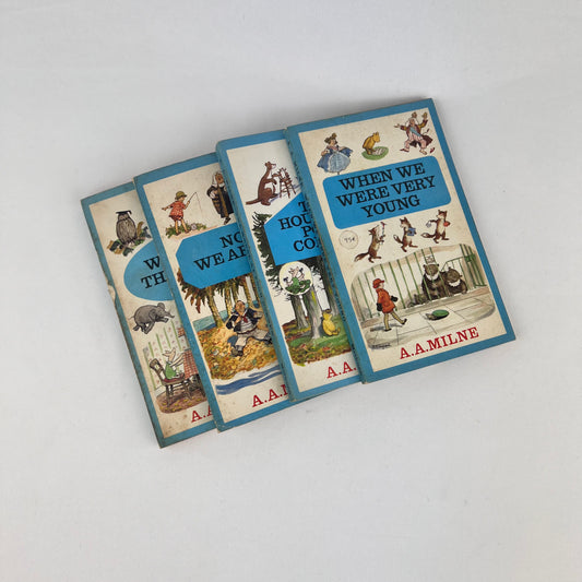 1960s A.A. Milne Winnie-The-Pooh Set of 4 Books