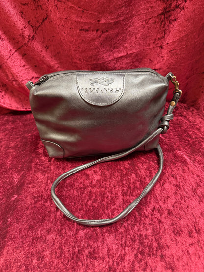 Vintage Accessories - Crossbody Purse - Black Leather - Perry Ellis America