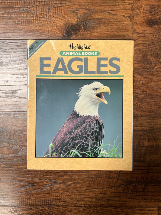 Vintage Ephemera - Magazine - Highlights Animal Books - Eagles - 1991