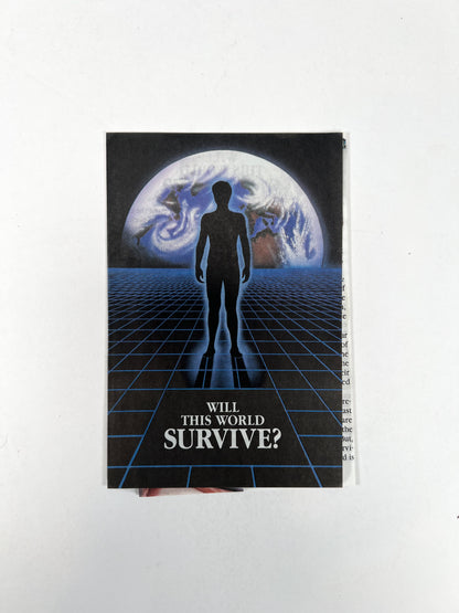 Vintage Ephemera - Religious Pamphlet - Will This World Survive?