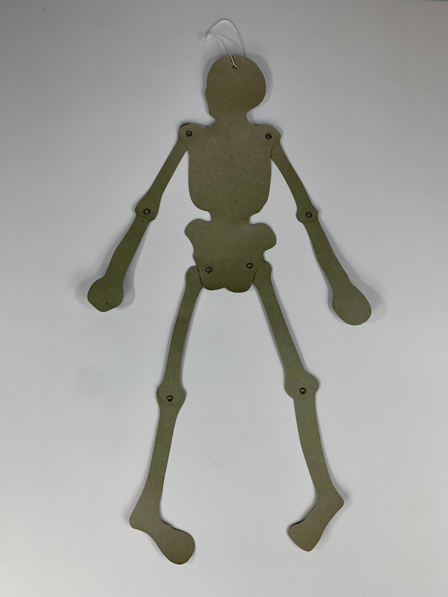 Vintage Halloween Die-Cut Articulated Skeleton