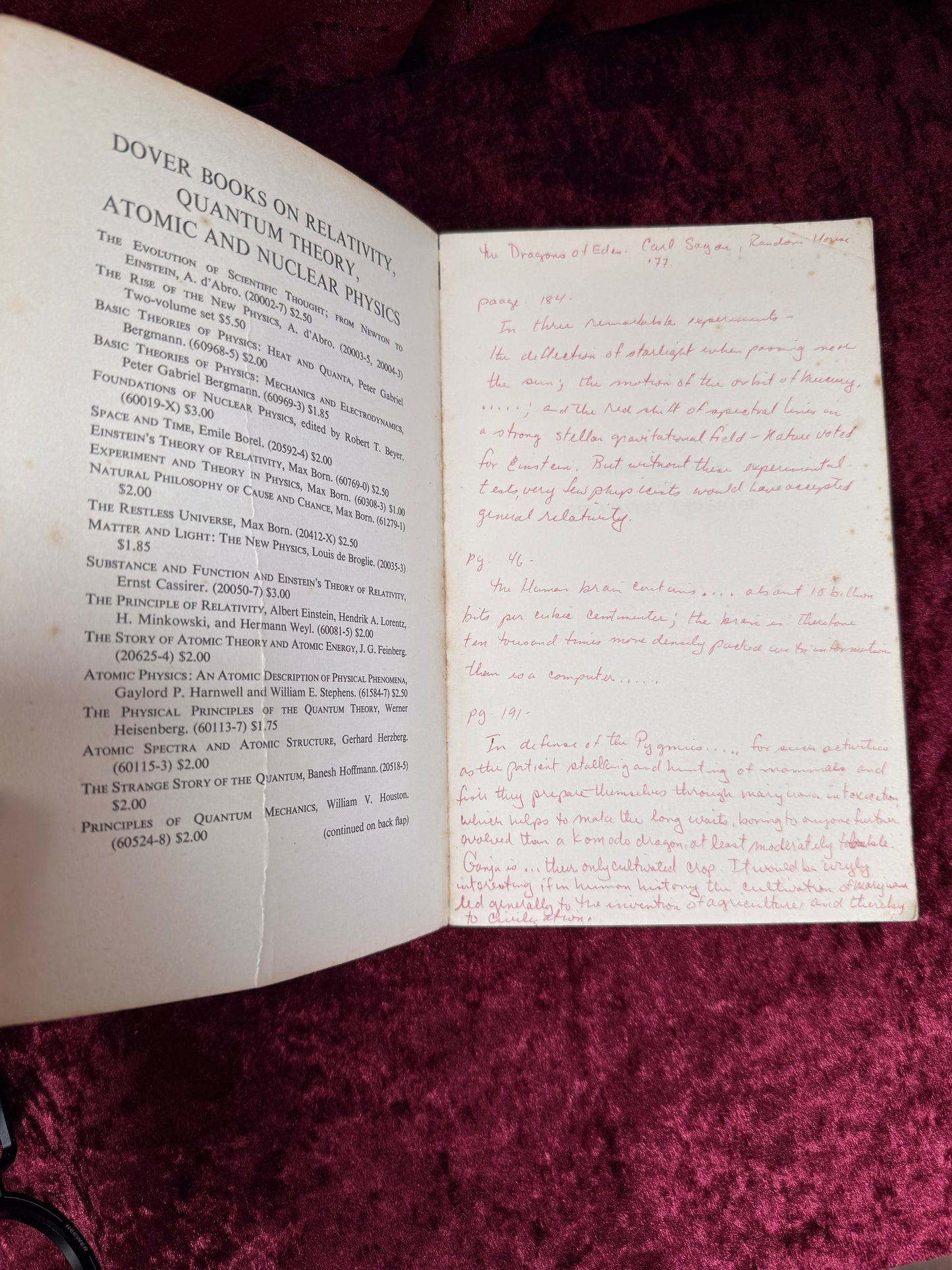 Vintage Paperback Book - Four Lectures on Relativity and Space - Charles Proteus Steinmetz