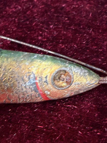 Vintage Fishing Lure – Fred Arbogast Tin Liz Spinner Akron Ohio