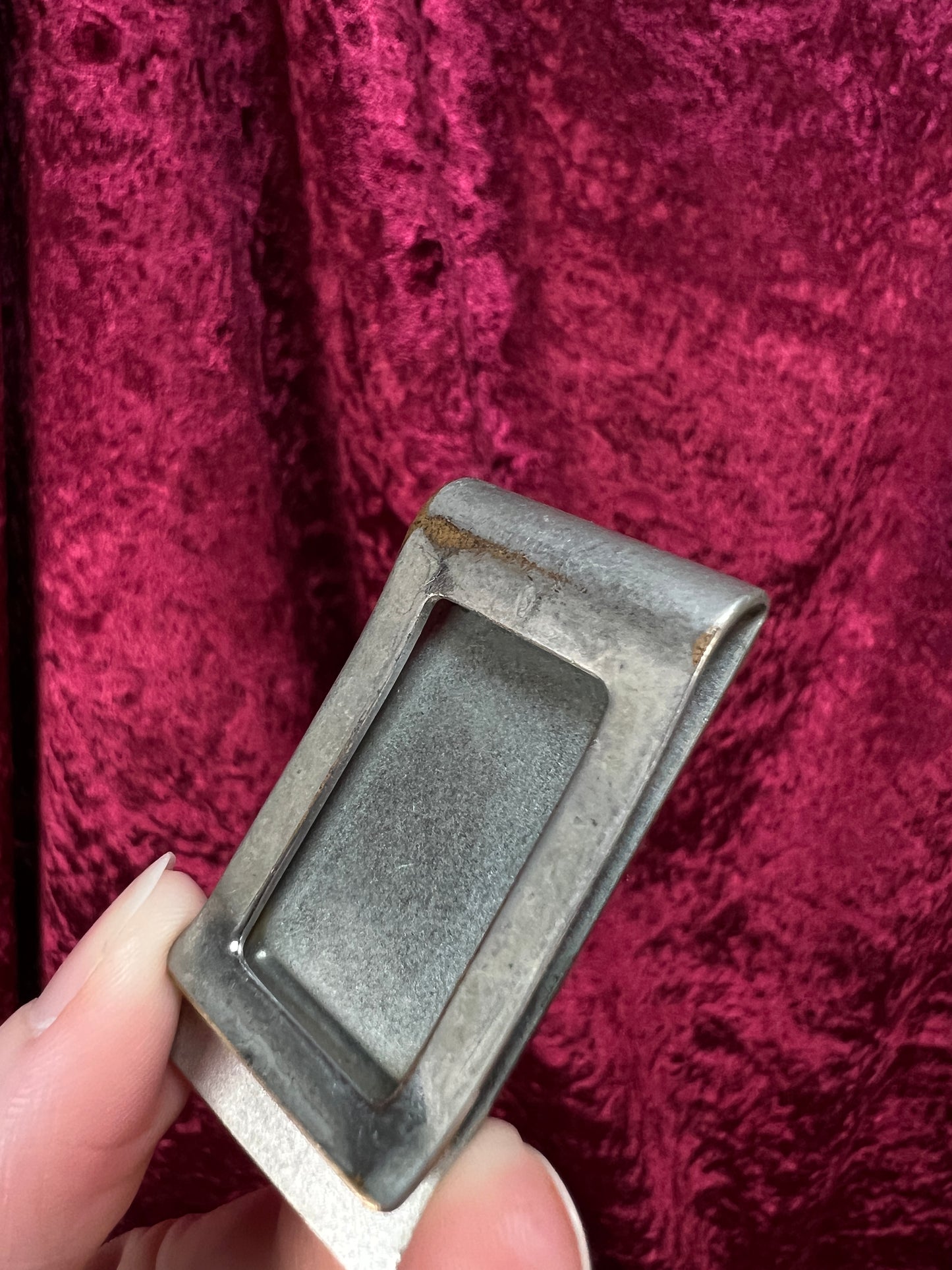 Vintage Metal Money Clip - Masonic Blue Lodge Emblem
