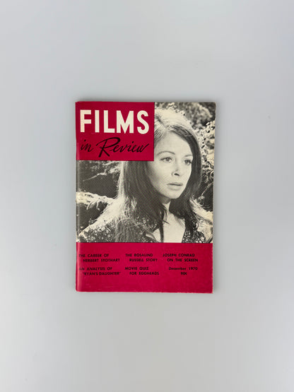 Films In Review Magazine - December 1970 - Herbert Stothart, Rosalind Russell, Joseph Conrad