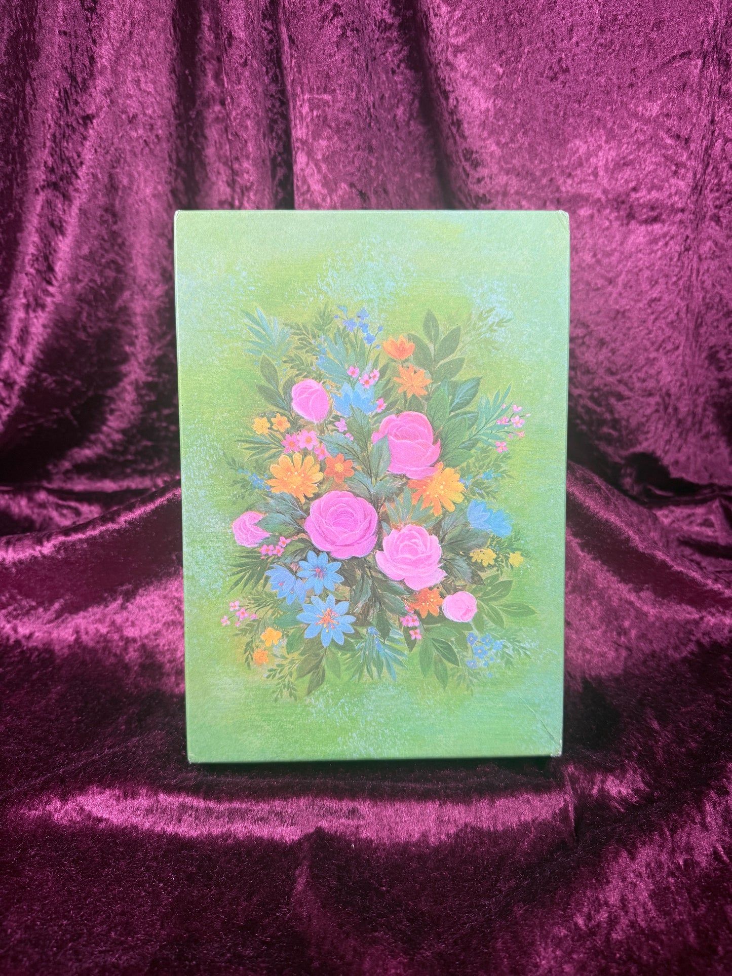 Vintage Floral Stationery Writing Set - Hallmark Boxed Letter Paper & Envelopes