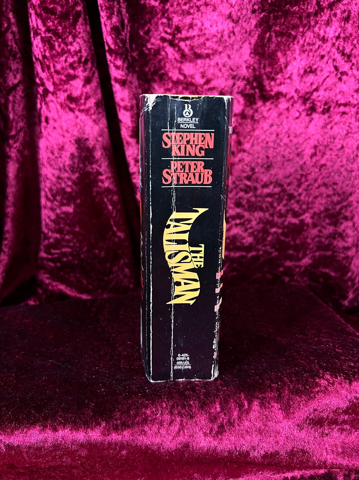 Vintage Paperback Book – The Talisman Stephen King & Peter Straub 1985 Berkley Edition