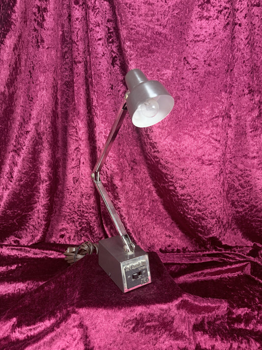 Vintage Metal Desk Lamp - Adjustable Task Light Art Specialty Company USA