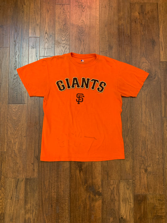 Genuine MLB Merchandise - SF Giants Graphic T-Shirt - Orange - Medium