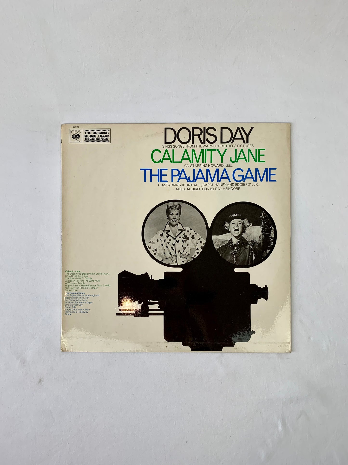 Vinyl Record - Calamity Jane & The Pajama Game Movie Soundtrack - Doris Day