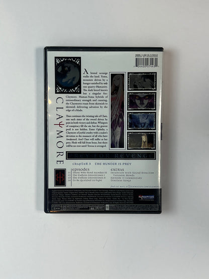 DVD - Claymore - Chapter 3: The Hunter Is Prey - English / Japanese - FUNimation - 2009