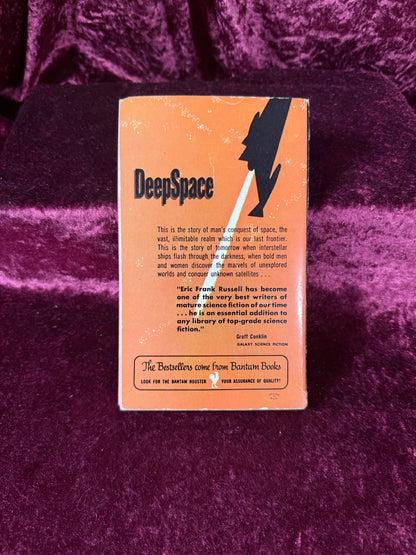 Vintage Deep Space by Eric Frank Russell 1955 Bantam Science Fiction Paperback