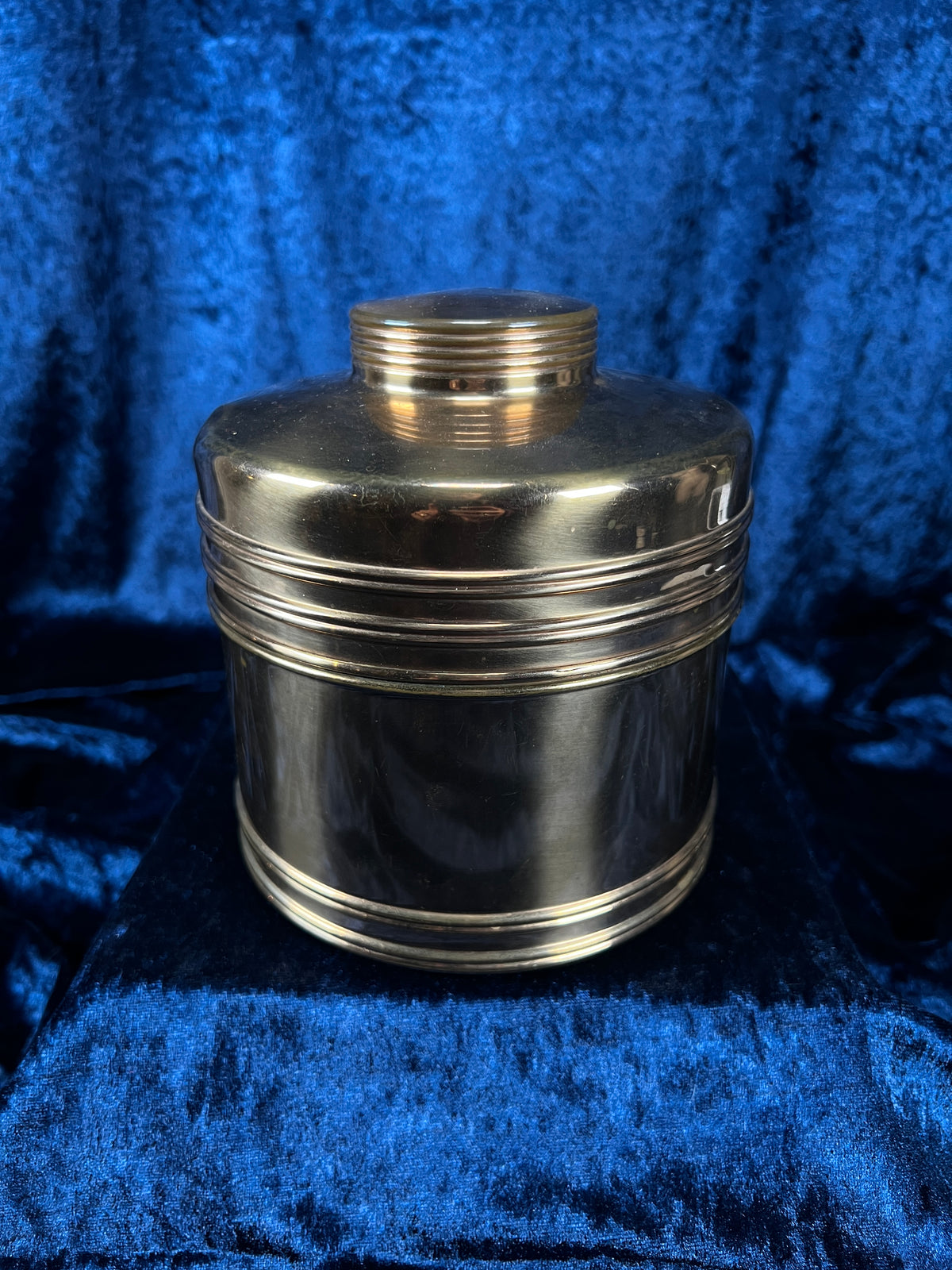 Vintage Rumidor Copper Tobacco Humidor - 1930s Adjustable Humidifier Canister