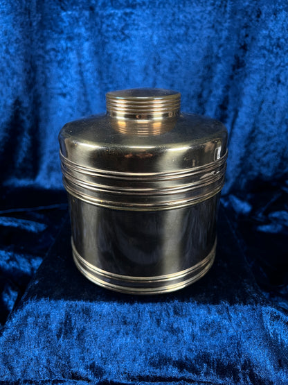 Vintage Rumidor Copper Tobacco Humidor - 1930s Adjustable Humidifier Canister