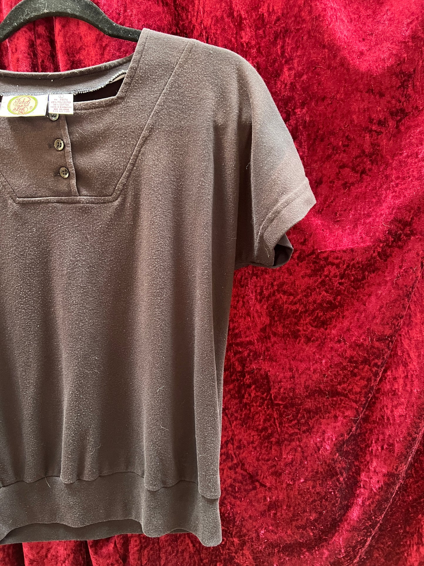 Vintage Clothing - Polo T-Shirt - Black - Large - Picket and Post