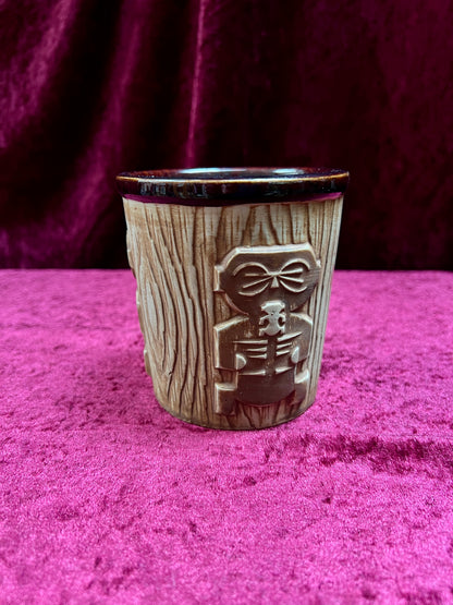 Vintage Ceramic Tiki Mug - Harvey's Lake Tahoe Souvenir Cup OMC Japan