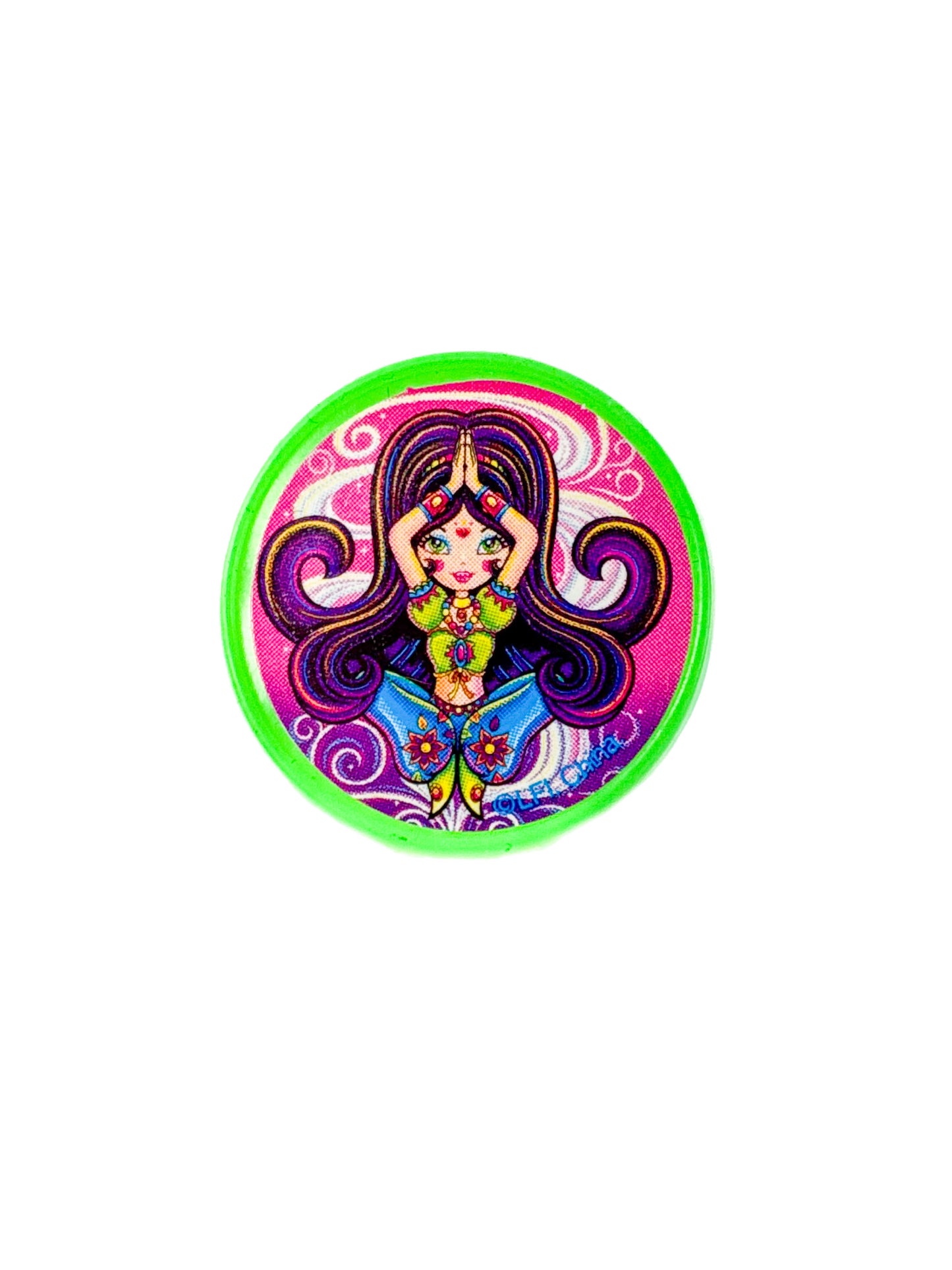 Vintage Ring - Y2k Lisa Frank Novelty Plastic Ring - Genie