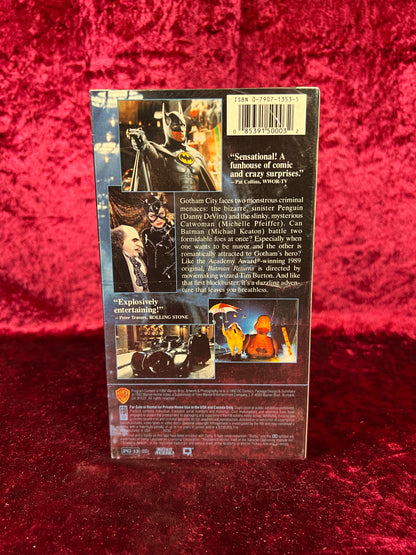 VHS - Batman Returns - Sealed - 1992