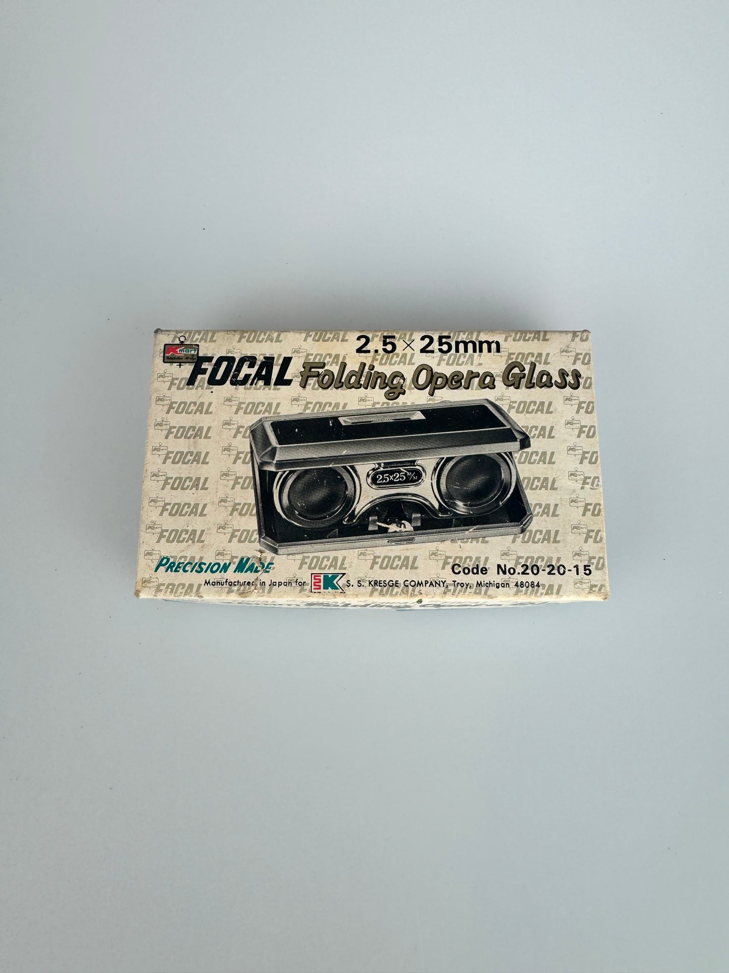 Vintage Folding Opera Glass - Kmart Brand 2.5 x 25mm - In Box