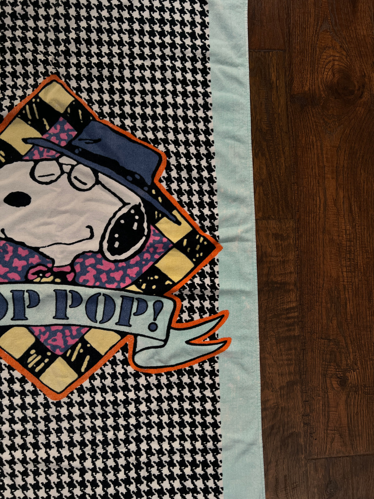 Vintage Cotton Beach Towel – Snoopy Top Pop! Peanuts Graphic