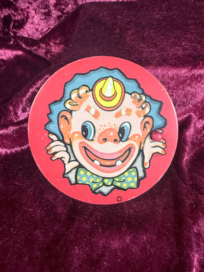 Vintage Tin Ratchet Noisemaker Set – T. Cohn Clown Party Crank Pair