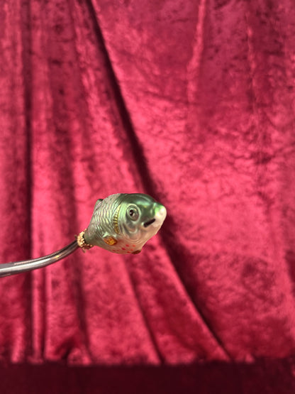 Vintage Christmas - HandblownGlass Ornament - Bass Fish - Inge Glas - Germany