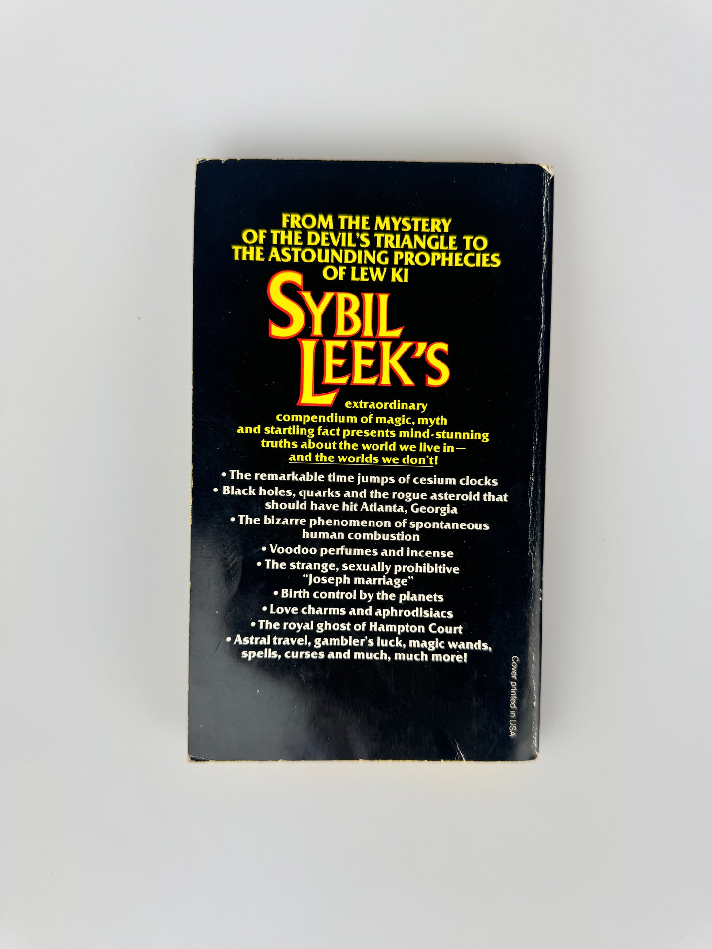 Vintage Paperback - Sybil Leek's Book of the Curious and the Occult - 1976