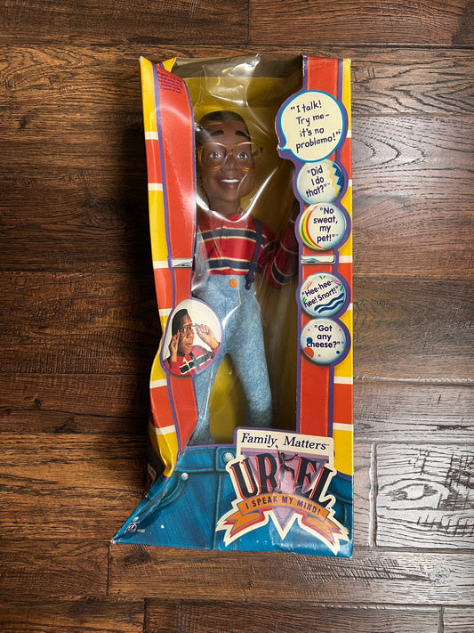 Vintage Collectibles - Family Matters Urkel Pull String Doll - Hasbro - 1991