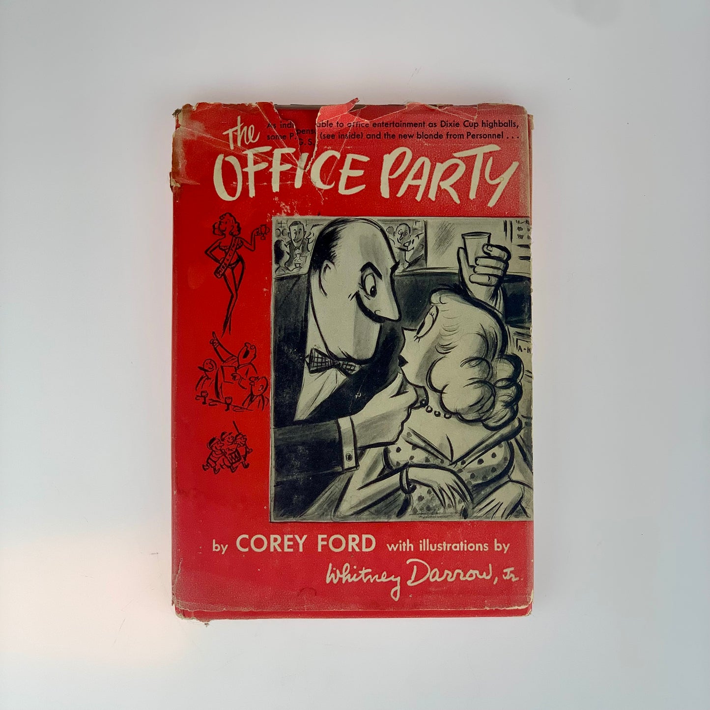 1951 The Office Party Hardcover Book by Corey Ford - Illustrated by Whitney Darrow, Jr.