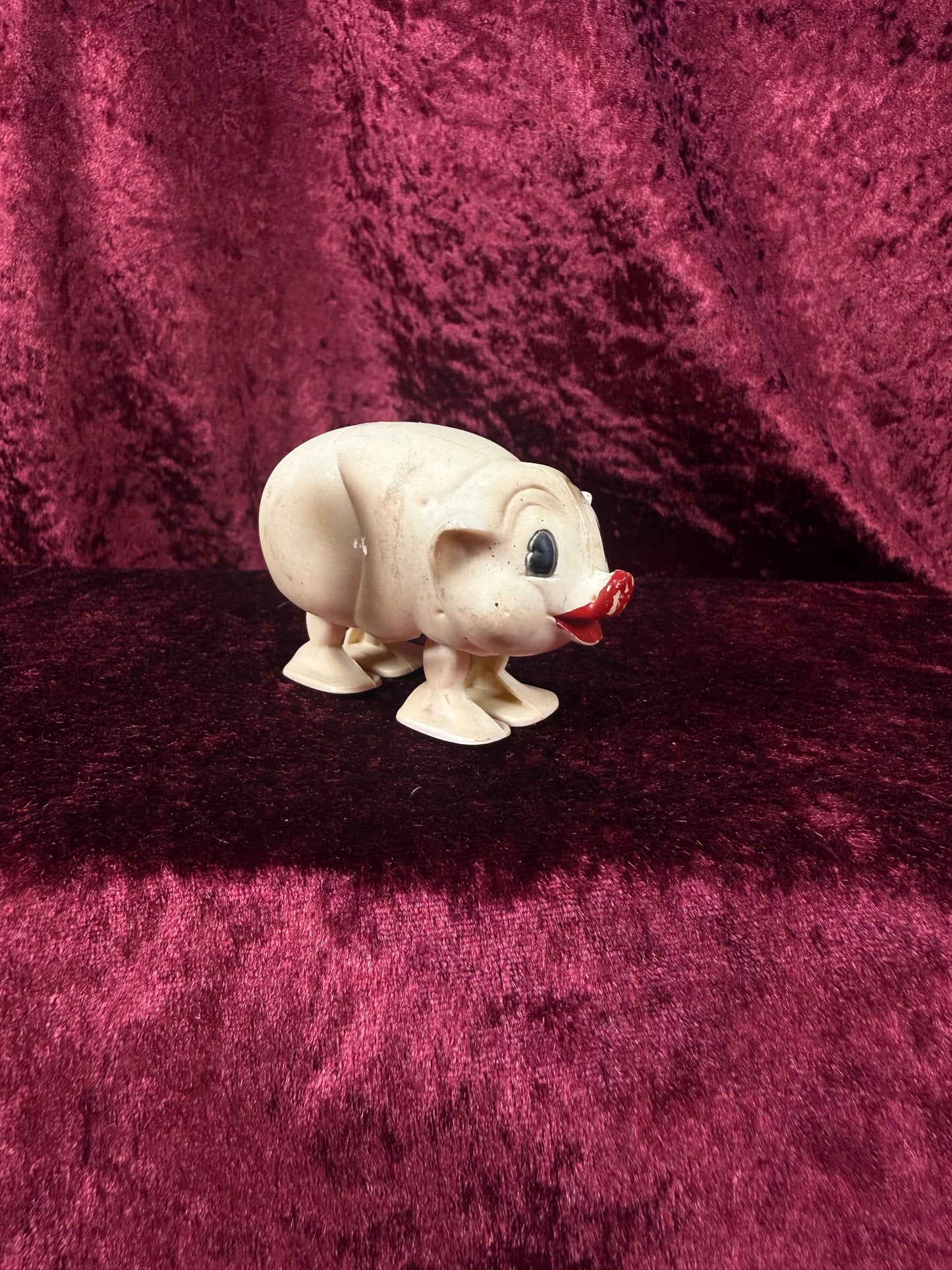 Vintage Ramp Walker Plastic Toy Set – Duck Sailor Piggy Kitsch Novelty Lot