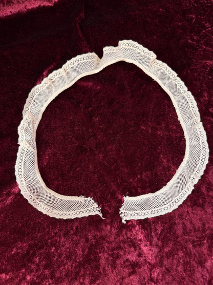 Vintage Lace Collar – Ruffled Mesh 1" Peter Pan Collar