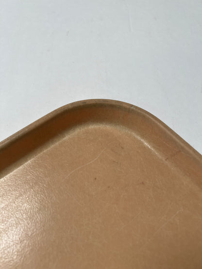 Vintage SiLite Fiberglass Cafeteria Tray - Beige Tan - 18" X 14"