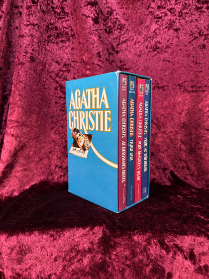 Vintage Paperback Book Set – Agatha Christie Pocket Mystery Collection - Hercule Poirot and Jane Marple