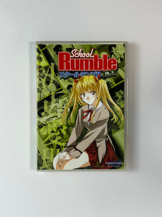 DVD - School Rumble - Volume 3 - English / Japanese - FUNimation - 2007