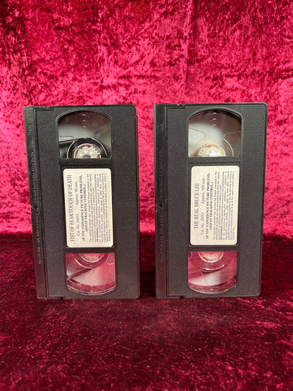 VHS - Box Set - Fist Of Fear...Touch Of Death / The Real Bruce Lee - 1994