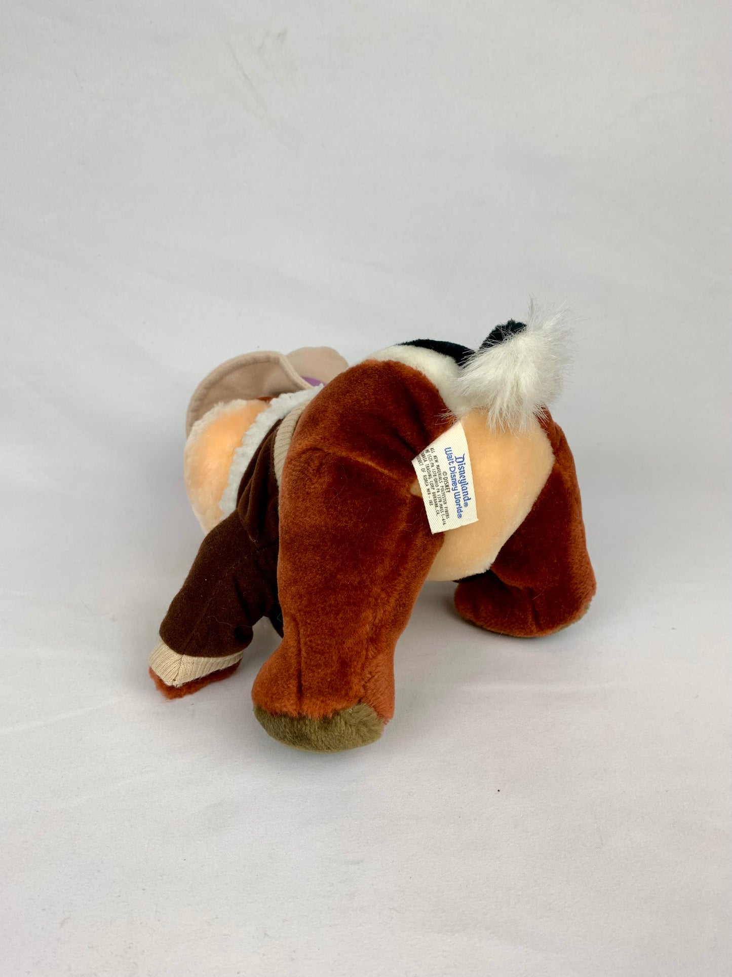 Vintage Walt Disney Company Rescue Ranger Chip Plush - Made In Korea - 10"