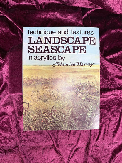 Vintage Art Instruction Magazine - Landscape Seascape In Acrylics Walter T. Foster Guide